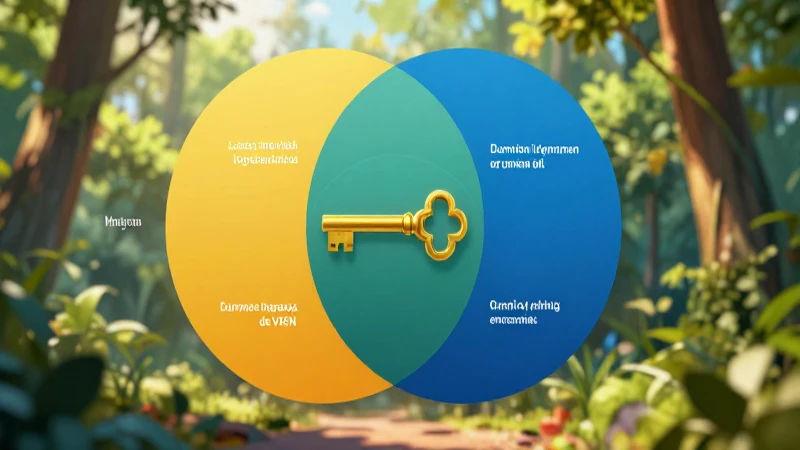 Claves para entender el uso de diagramas de Venn 5 El diagrama de Venn clave ilustra conceptos académicos