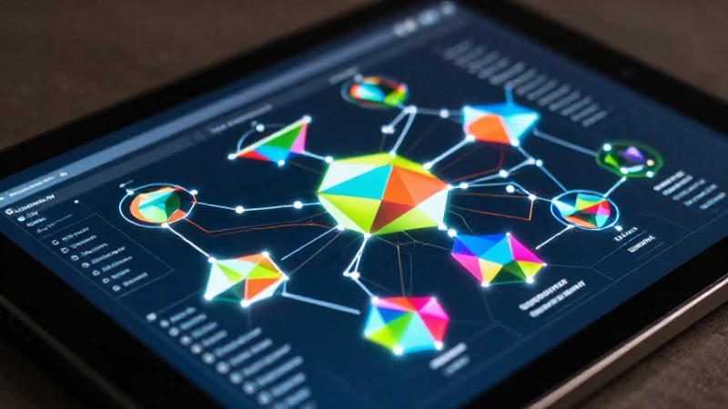 Diagramas de flujo: Ejemplos y su simbología esencial 6 Flujo digital vibrante en tablet moderno