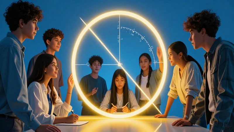 Estudiantes mexicanos aprenden geometría con entusiasmo