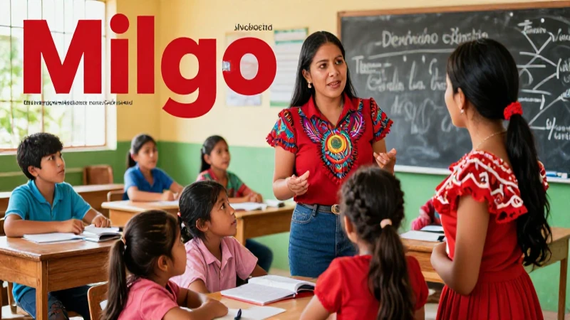 Transforma la educación con el método revolucionario de Díaz Barriga: la nueva escuela mexicana 3 Maestro mexicano, estudiantes y cultura vibrante