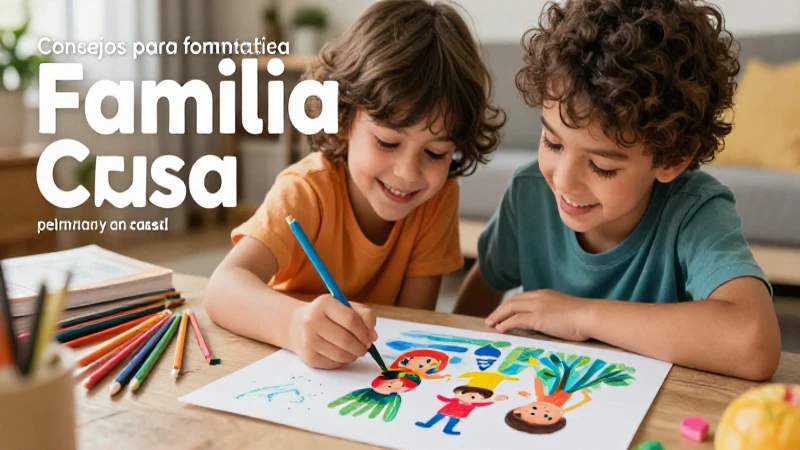 Fomentar la creatividad dibujando en familia en casa