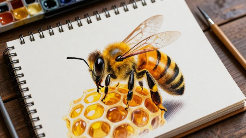 Domina el arte de dibujar una abeja: trucos y técnicas para resultados asombrosos 7 Aprende a dibujar abejas con arte y técnicas profesionales
