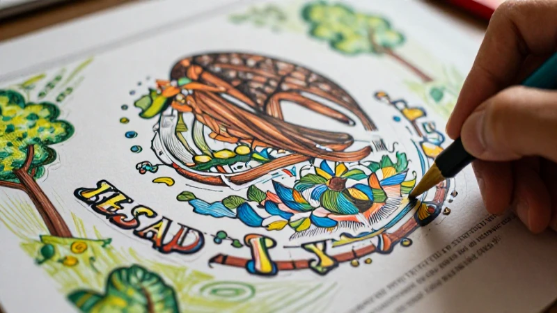 Ilustración realista de educación mexicana vibrante