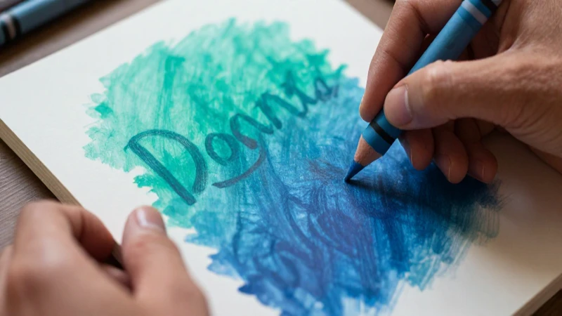 Domina los colores cálidos y fríos en el dibujo: consejos y técnicas 3 Los azules fríos dominan el dibujo