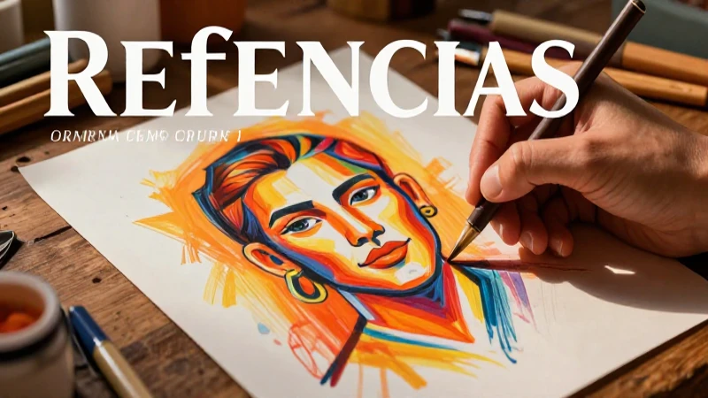 Ilustración hiperrealista de un retrato abstracto y vibrante