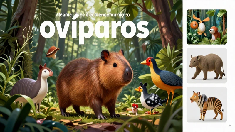 Dibujo de animales ovíparos: Descubre sus características 6 Importancia ecológica de los animales ovíparos