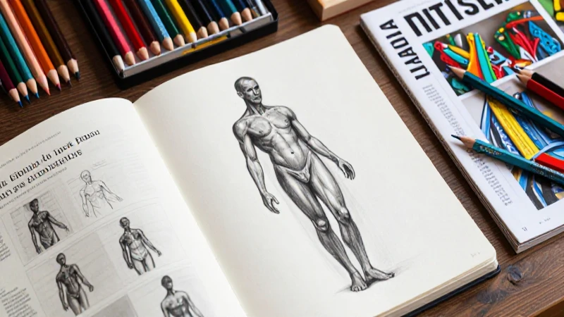 Materiales esenciales para dibujar figura humana