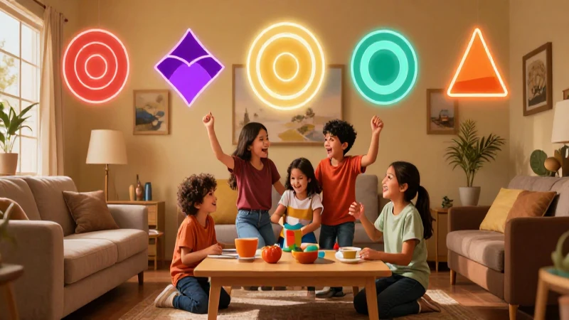 Familia mexicana feliz y armoniosa en un hogar vibrante
