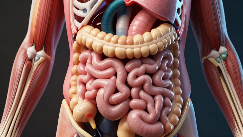 Ilustración detallada del sistema digestivo humano
