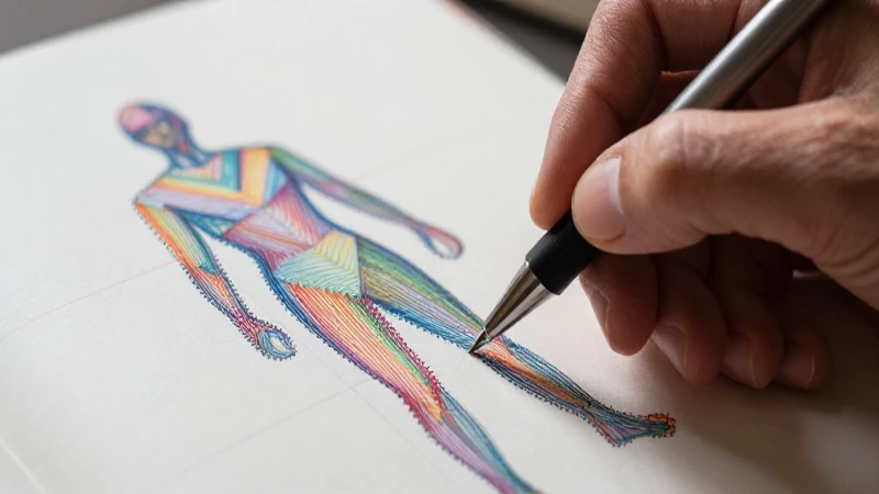 Domina los dibujos con puntos y líneas: tutoriales e inspiración 5 Dibujo geométrico artístico con estilo dinámico