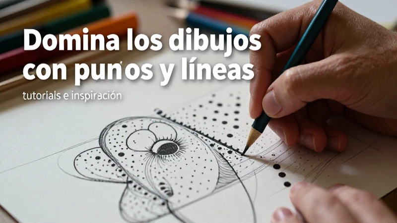 Domina los dibujos con puntos y líneas: tutoriales e inspiración 3 Manos artísticas crean patrones detallados con líneas y puntos
