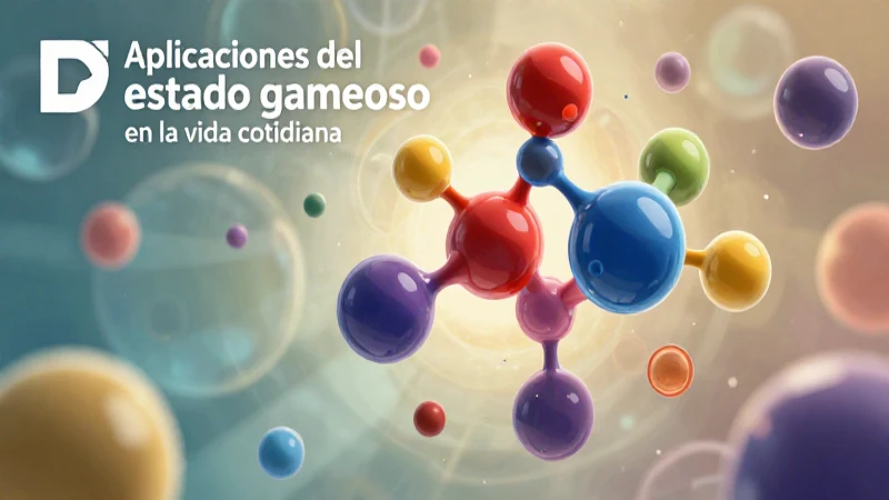 Moléculas de gas dinámicas y educativas