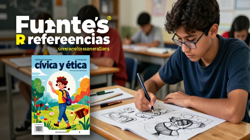Arte digital de ética para estudiantes mexicanos