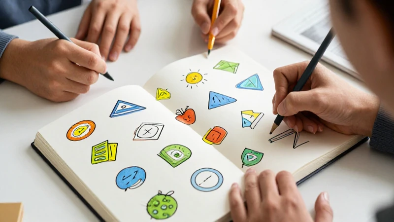 Dibujos de Inclusión Fáciles: Ideas e Imágenes Inclusivas 7 Manos diversas crean iconos educativos en un libro