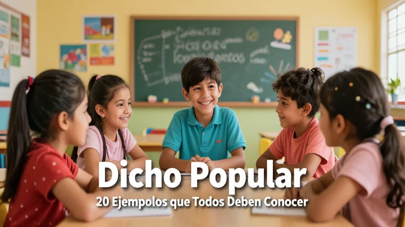 Conocer dichos populares mejora el aprendizaje cultural