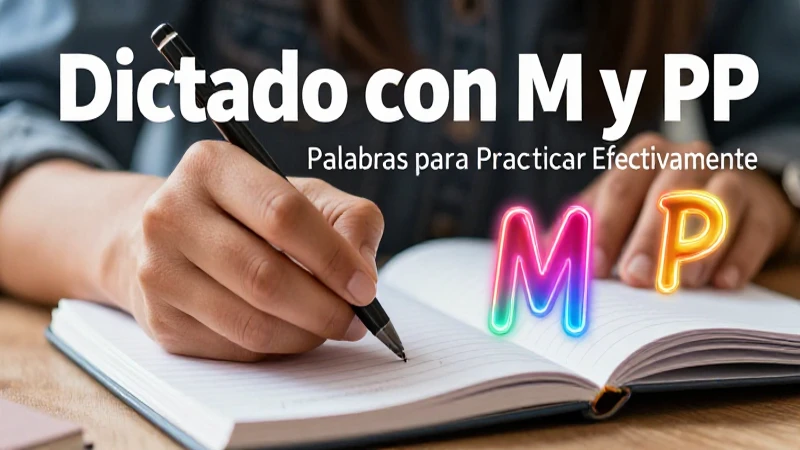 Imagen de práctica de letras M y P