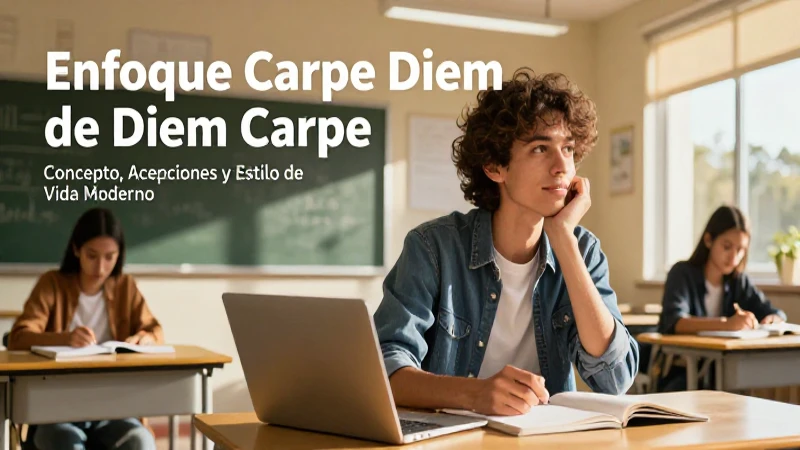 Análisis del Carpe Diem y su estilo moderno