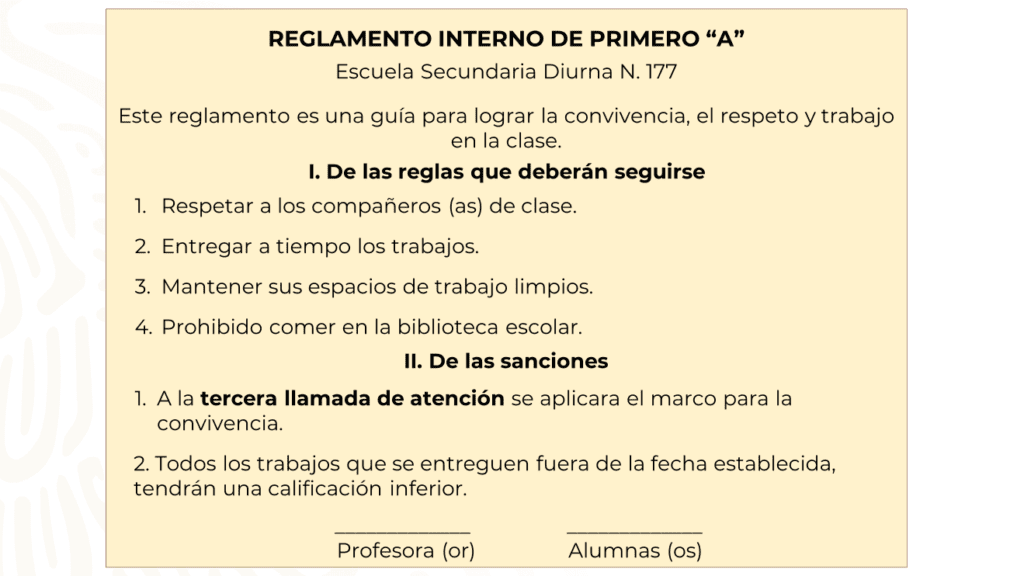 diferencia entre reglamento escolar y reglamento de aula