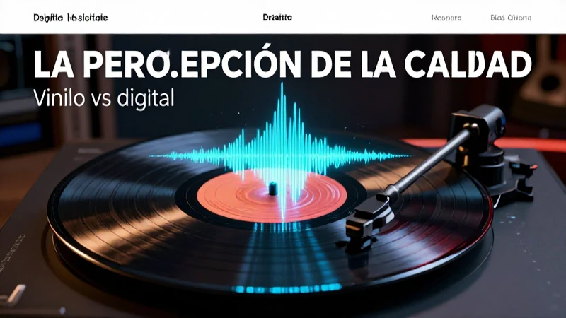 Calidad de vinilo versus digital