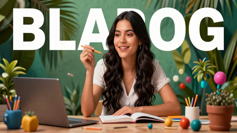 Joven mexicana educando con diseño vibrante