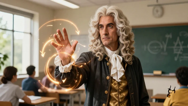 Dinamica: Concepto, Leyes de Newton y Acepciones Clave 4 Newton en entorno educativo dinámico y moderno