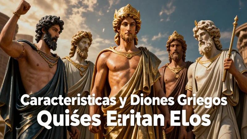 Dioses Griegos: Características y Quiénes Eran Ellos 3 Dioses griegos: majestuosos y poderosos
