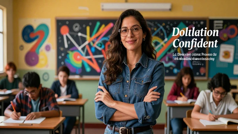 Educador mexicano moderno con influencia vibrante en la educación