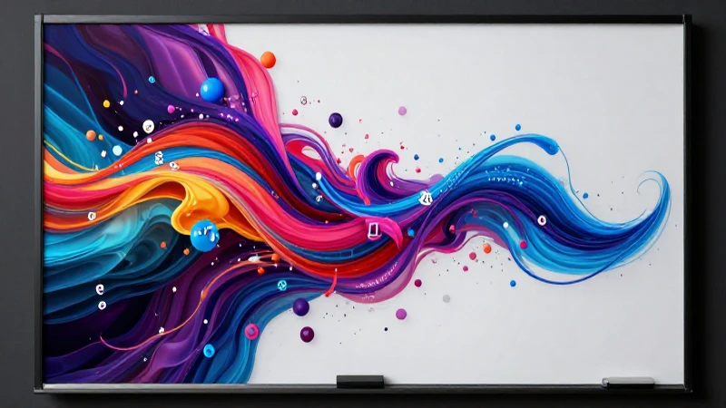 Diseño digital de datos abstracto, moderno y atractivo