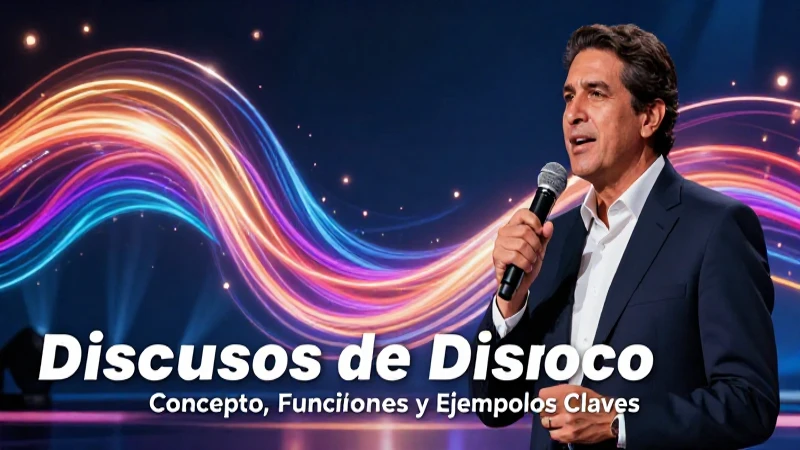 Ilustración dinámica sobre discursos y educación