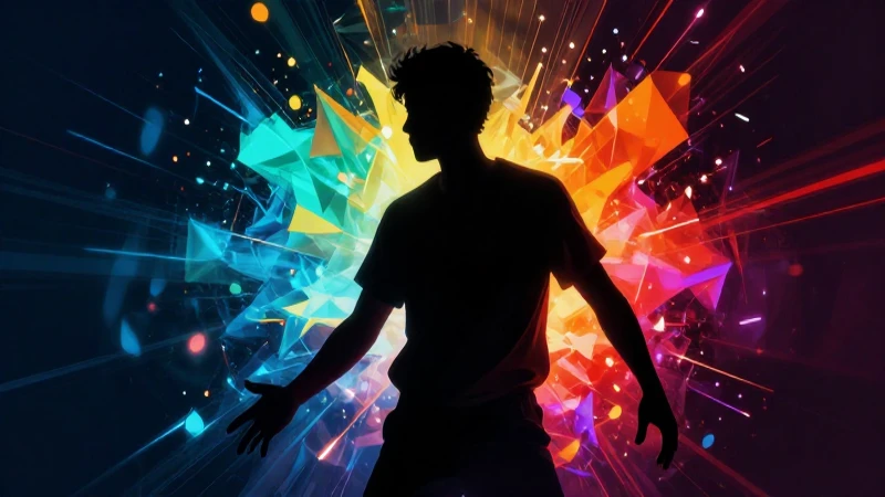Qué es diseñar y cuál es su importancia en la creatividad 6 Ilustración estilizada con alto contraste y diseño vibrante