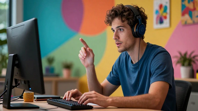 Educador moderno con estilo cinematográfico