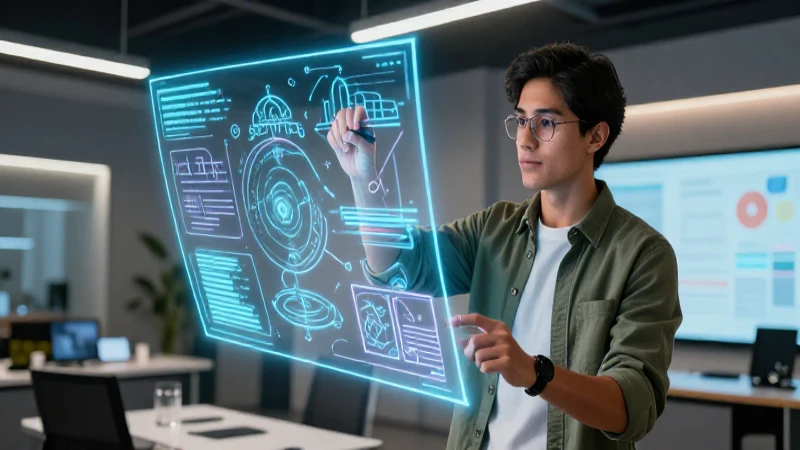 Joven mexicano conceptualiza diseño digital dinámico