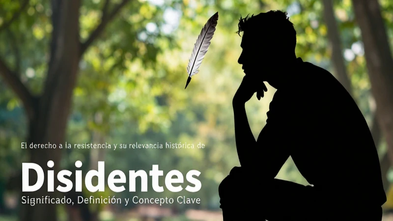 Ilustración conceptual sobre resistencia y disidencia