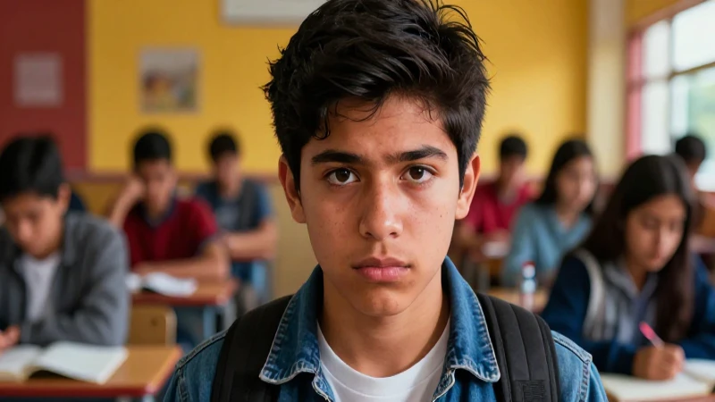 Joven mexicano con mirada de disidencia intelectual