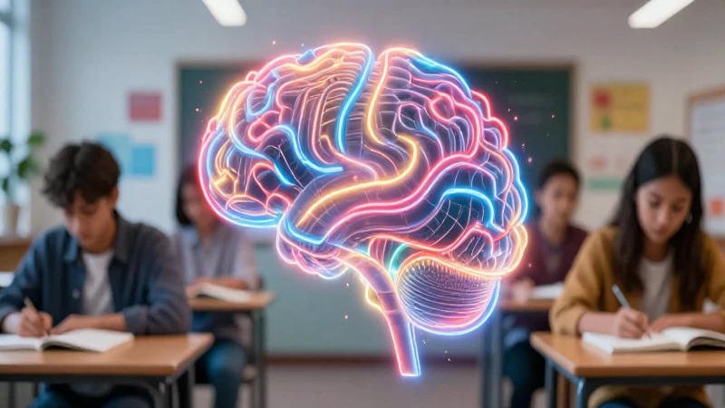 Disléxicos: definición, tipos y conceptos esenciales 4 Estudiante diverso y neuronas luminosas en estilo editorial