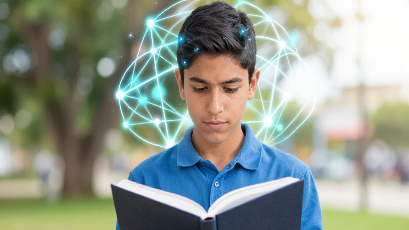 Disléxicos: definición, tipos y conceptos esenciales 8 Estudiante mexicano con redes neuronales y libro