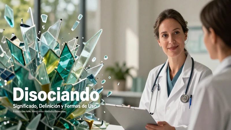 Terapia y disociación: guía completa de tratamiento y significado