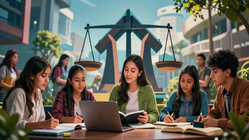 Estudiantes mexicanos colaboran con simbolismo legal avanzado