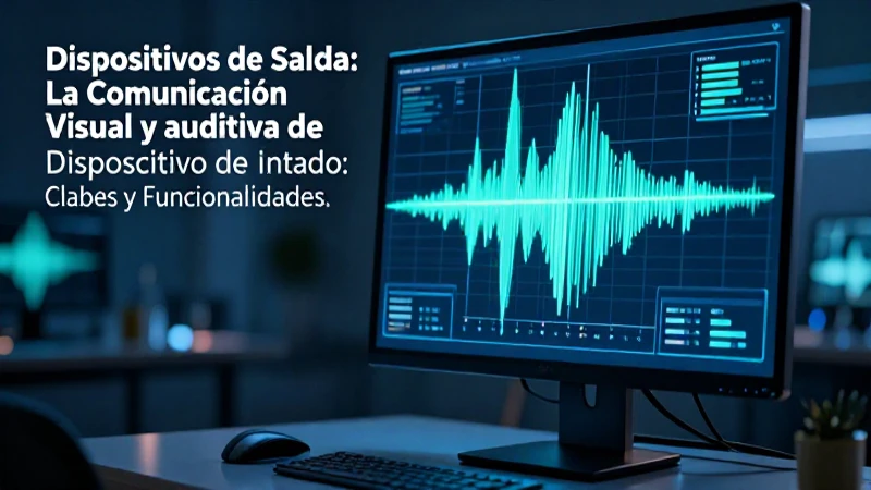 Comunicación visual y auditiva de dispositivos