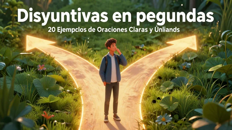 Ilustración educativa de disyuntivas en un cruce