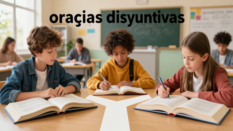 Práctica oraciones disyuntivas con veinte ejemplos útiles