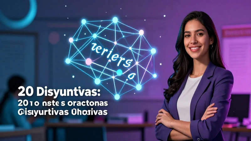 Construye oraciones disyuntivas claras y efectivas