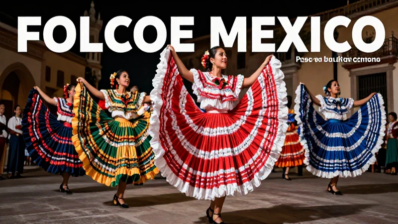 Folclore mexicano vibrante en estilo educativo