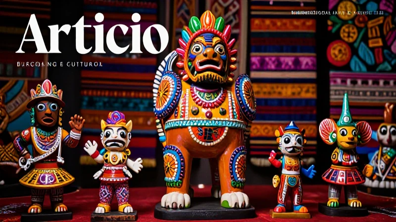 Riqueza del arte y cultura mexicana vibrante