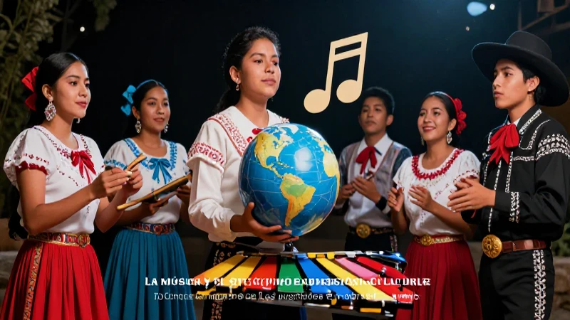 Conoce la riqueza de las diversidades culturales en todo el mundo 5 Estudiantes mexicanos celebrando música y diversidad global