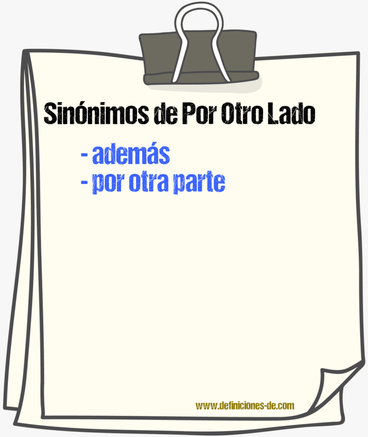 Diversifica tus textos con el sinónimo perfecto: Por otro lado 2 diversifica tus textos con el sinonimo perfecto por otro lado