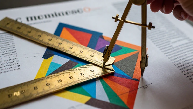 Domina técnicas y trucos creativos para dividir figuras con precisión 3 División geométrica precisa con herramientas
