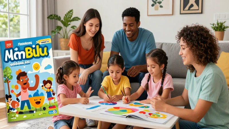 Diviértete y aprende en casa: Ideas para el ocio educativo 8 Familia mexicana feliz estudia en casa con luz natural
