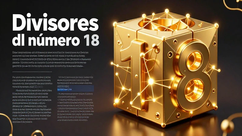 Factores primos del número 18