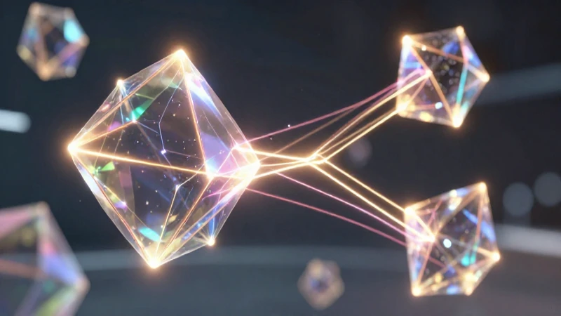 Cristales de energía mágica y matemáticas brillantes